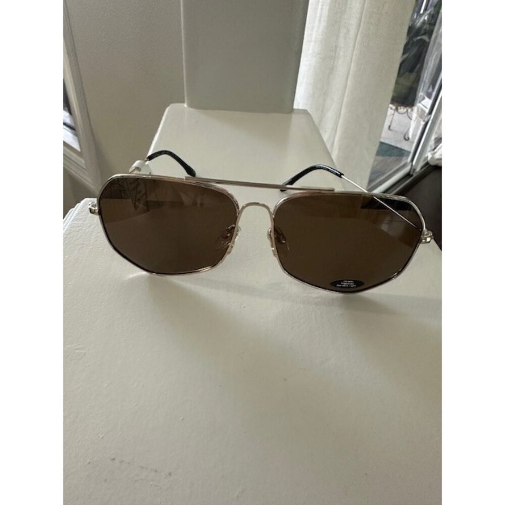 Prive Revaux Sunglasses Polarized The Cuervo Gold Aviator Pilot NWT SCUFFS SEE